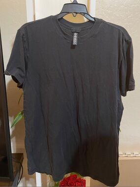 SKIMS Men's Black Short Sleeve Crewneck Tee